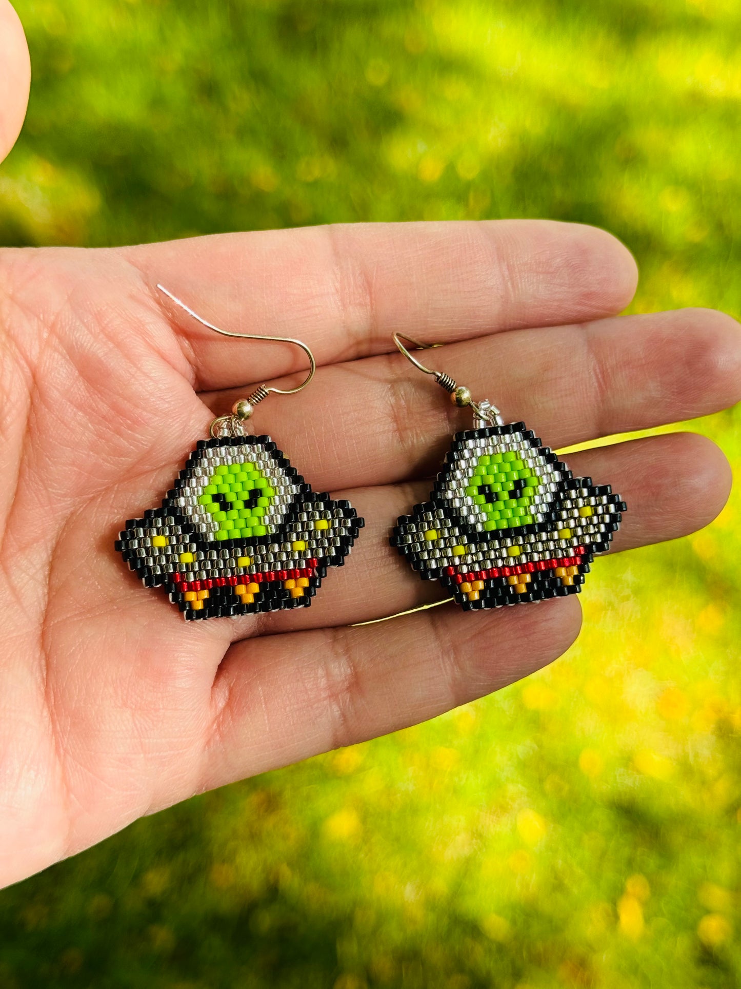 UFO earrings