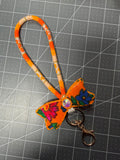 Beaded Bow Wristlet